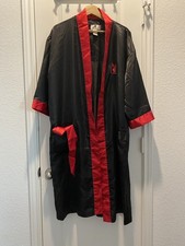 Vintage Black  Red Playboy TV underwear Robe USA Polyester OSFA