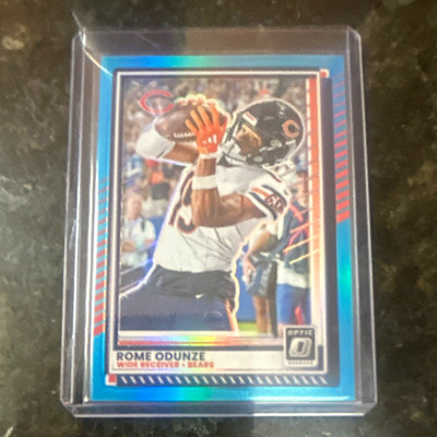 Panini Donruss Optic Rome Odunze #151 Bears Blue Parallel 198/399