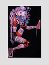 Harley Quinn Batman Premium Giclee Print 11" x 17" DC Comics Wall Art