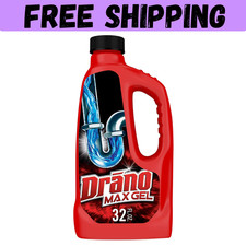 Drano Max Gel Drain Clog Remover and Cleaner for Shower or Sink Drains, Unclogs