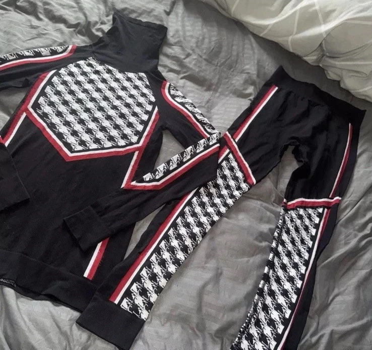 Ladies Size Xs Sweaty Betty Base Layer Set Top And Leggings Ski Snow Vgc