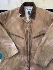 Vintage Buckhead Coveralls Men  s XL Reg 48-50 Lined Brown Anthony's Made In USA