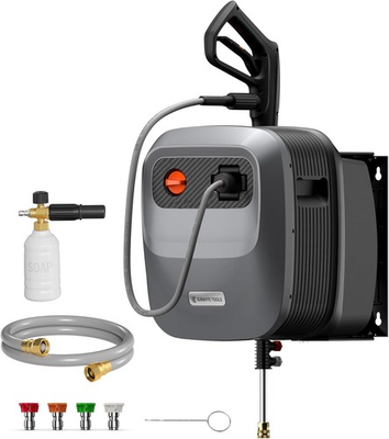 #ad Giraffe Tools Retractable Wall Mounted Pressure Washer $511.99