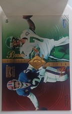 1995 Playoff Absolute Quad Series Jim Kelly, Warren Moon, Randall Cunningham #Q4