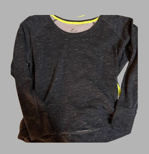 Nike Size Medium Women's Nike Dry Top Crew Long Sleeve SweatShirt NWT Navy Blue