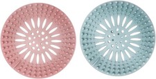 2 Pack, Drain Strainers, Hair Catcher Shower Drain Covers Protector, Flexible TP