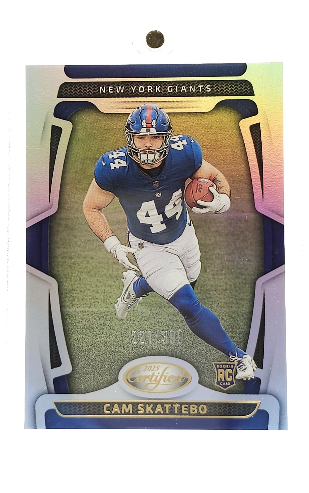 2025 Panini Certified Cam Skattebo Mirror RC 221/399 #105