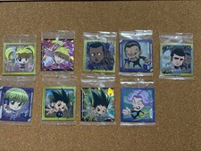 Hunter x Hunter Sticker Set of 9 Characters Unopened Glitter Design