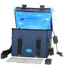 UVC Sanitizer Ozone Box with Timer, Foldable Large Cleaner UV Blue With Ozone 