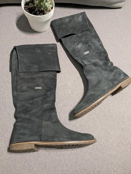 Women Liu Jo Boots Grey Nubuck 39 #A639