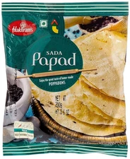 Haldiram's Sada Papad, 200g Papadum Pack Of 2