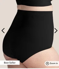 Empetua By Shapermint High Waisted Shaper Control Bikini Bottom 4XL Black New