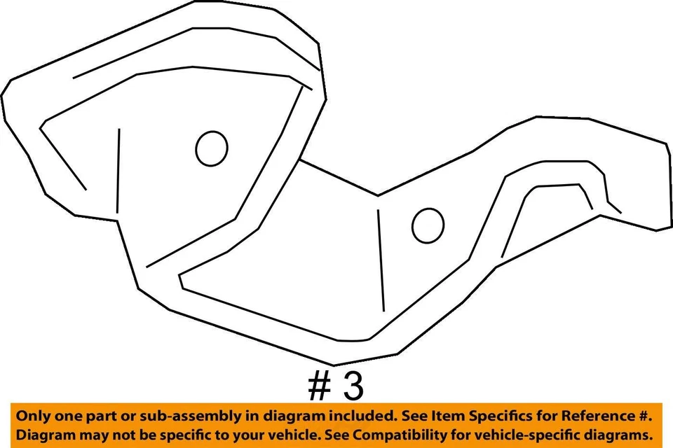 SE ADAPTA A CHEVROLET CRUZE CRUZE 2011-2016 SOPORTE LIMITADO-R/AXL 13251793 - NUEVO OEM Foto 3 de 3