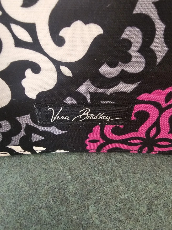Vera Bradley Canterberry Magenta iPad Case Hard Shell Black Pink Case 9.5"X7.5" - Image 3 of 4