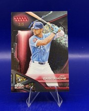 2026 Topps Chrome Black Jac Caglianone Red Wave 1/5 First On Print!!