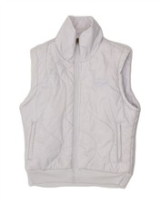 PUMA Womens Padded Gilet UK 10 Small White Polyester JC02