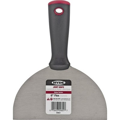 Hyde 04851 Joint Knife, 6 in W Blade, Carbon Steel Blade, Flexible Blade, Ergono