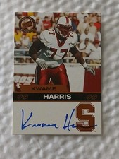 Kwame Harris Autograph Rookie 2003 Press Pass Autographs Bronze #NNO 49ers,Raide