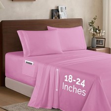 Elegant Comfort Luxury 1500 Premium Hotel Quality Microfiber 4-Piece Sheet Set-