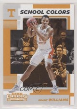 2019-20 Panini Contenders Draft Picks School Colors Grant Williams #25 0a3