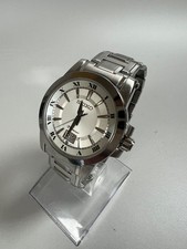 SEIKO PREMIER Quarzuhr Big Date Herren 6N76-00D0 silberfarben