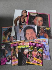 Wwe Wwf Magazine, Poster Konvolut, Diesel, Bret Hart, The Undertaker, Shawn M.