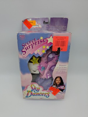 Sky Dancers Secret Surprise Star Dazzle Gloves 1995 Vintage Lights Music Jewelry