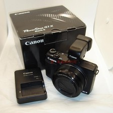 Canon PowerShot G1 X Mark II Camera with EVF Charger Battery and Box