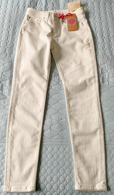 Lieblingsstück W27 short Jeans Skinny offwhite Stretch Mamma Mia Mid Waist NEU!