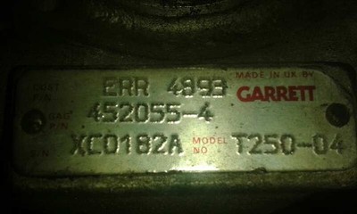ERR4893 turbolader at LAND ROVER DEFENDER LD TDI 110 FAMILIAR 1996 156119