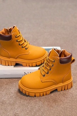 Children's Ankle Boots New 2024 Autumn Winter British Style Fashionable Casual