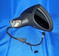 2011-2014 Porsche 958 Cayenne Passenger Right Side View Mirror Black Oem Note