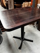 Dark Wood Table Restaurant Pub Cafe Bar Bistro Hotel Man Cave