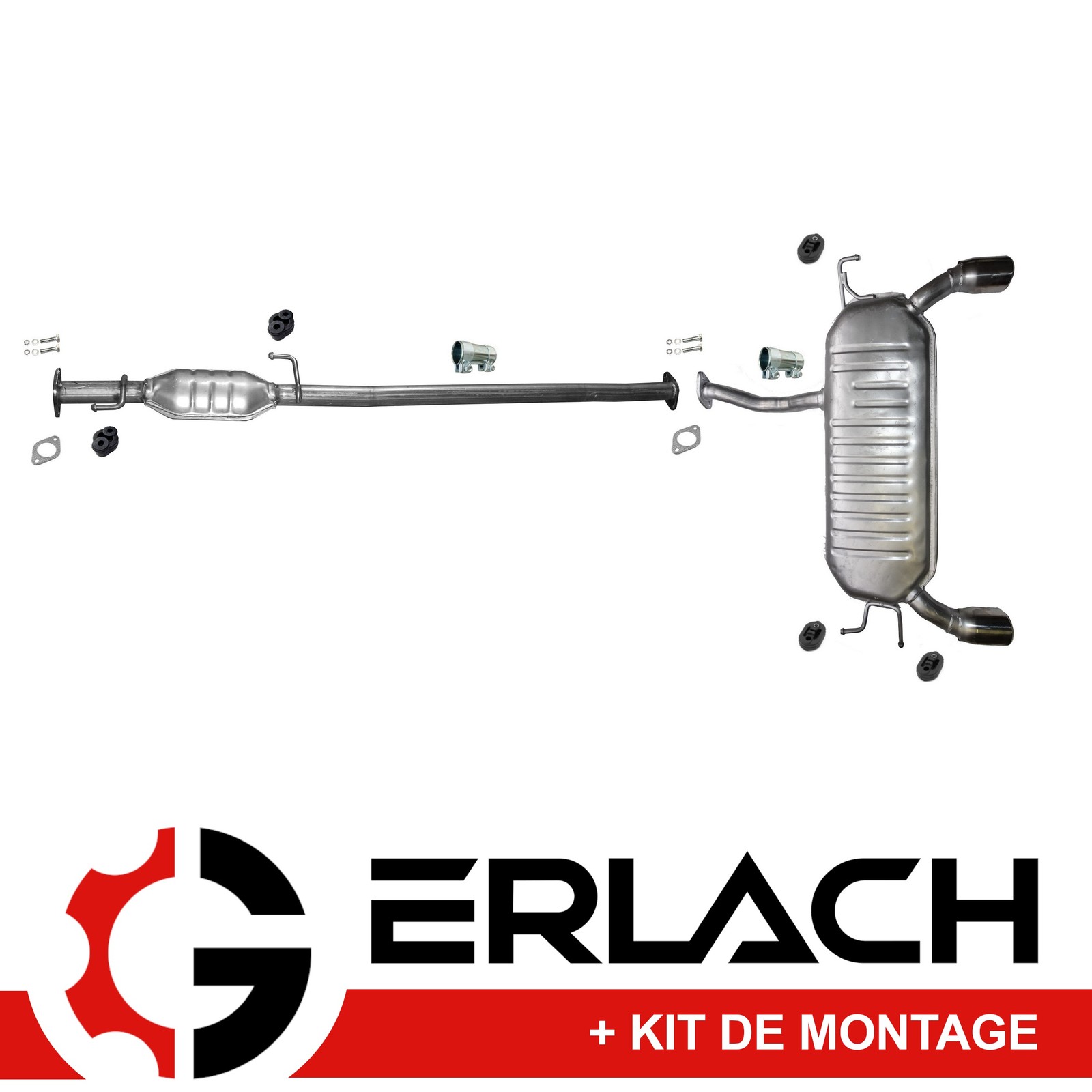 Silencieux d'échappement Tucson Sportage 2.0 avec isolation acoustique renforcée