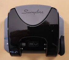 Swingline 2 Hole Punch, 20 Sheet Capacity Hole Puncher, Paper Punch, SmartTouch