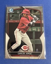 2023 Bowman Draft Chrome #BDC-105 Carlos Jorge Cincinnati Reds