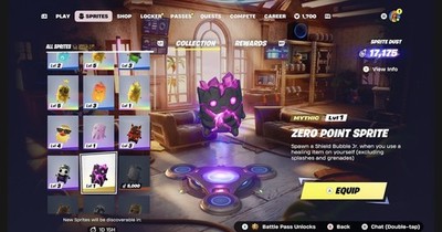 Zero Point Sprite In Fortnite
