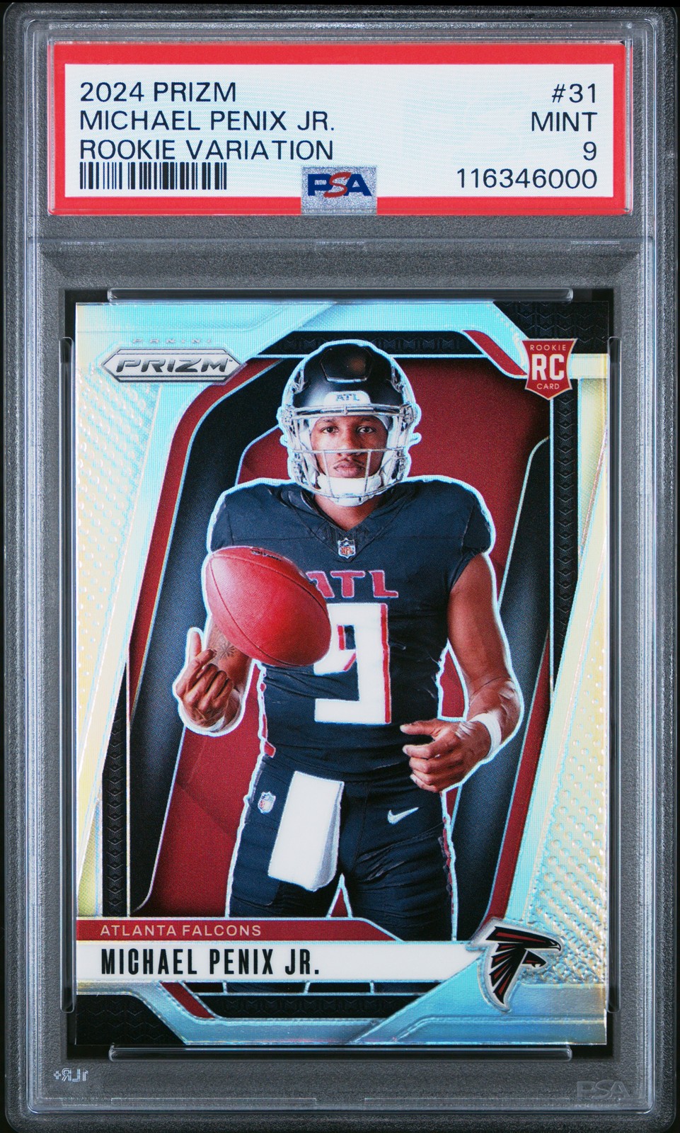 2024 PANINI PRIZM RC VAR #31 MICHAEL PENIX JR. PSA 9