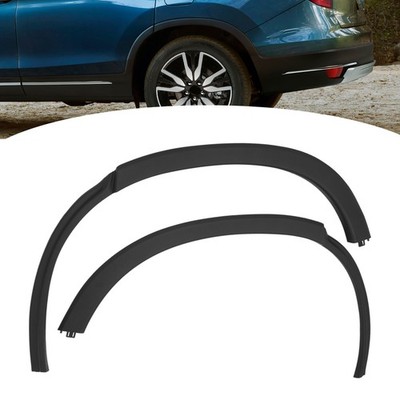 Rear Left & Right Fender Trim Pair For Honda Pilot 2016-2022 Black