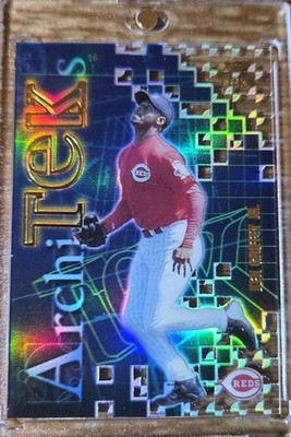 2000 Topps Tek KEN GRIFFEY JR ''ARCHITEK'' REDS HOLO FOIL SP INSERT RARE MINT CARD