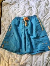 Tacvasen Men's Swimsuits Sport  Mesh Lining Beach Shorts Small New