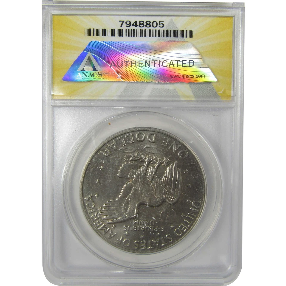 1972 Type 2 Reverse Eisenhower Dollar MS 64 ANACS Clad IKE SKU:I22980 - Image 2 of 4