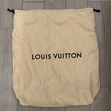 Authentic Louis Vuitton Drawstring 100 Cotton Dust Bag 24" x 26" Storage Cover