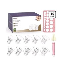 New Nuliie Flange Sizing Kit Breast Pump Insert BPA-Free Silicone Nursing Sealed