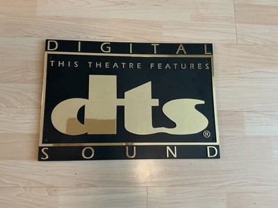 Kinoschild  DTS  Dolby   90er Jahre  megarar !!  Original Kinoschild cinema sign