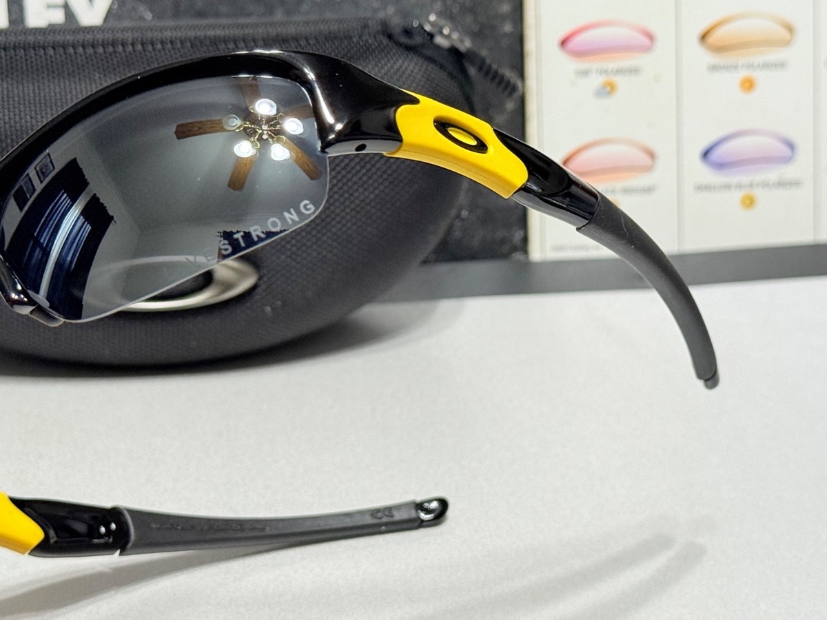 Oakley Livestrong Flak Jacket 1.0 Jet Black frame w/ Black Iridium