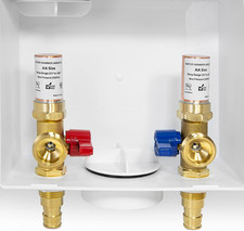 Washing Machine Outlet Box, 1/2" Pex-A F1960 Expansion Connection X 3/4" MHT Con