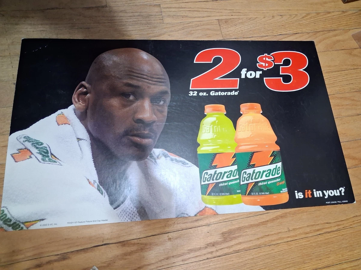 Michael Jordan Gatorade In Nba Fan Apparel & Souvenirs for sale | eBay