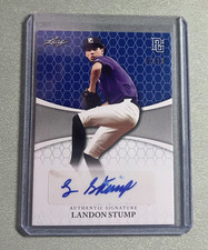 2022 Leaf Perfect Game Prospects Blue AUTOGRAPH of LANDON STUMP Serial # 12/15