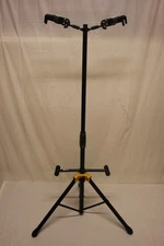 Hercules Stands GS422B PLUS Dual Guitar Stand with Auto Grip System F1